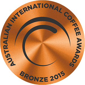 Australian International Coffee Awards Bronze 2015